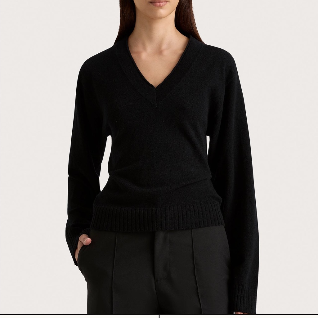 Faithfull The Brand Frederikke Wool & Cashmere Sweater, Size Small, Nwt